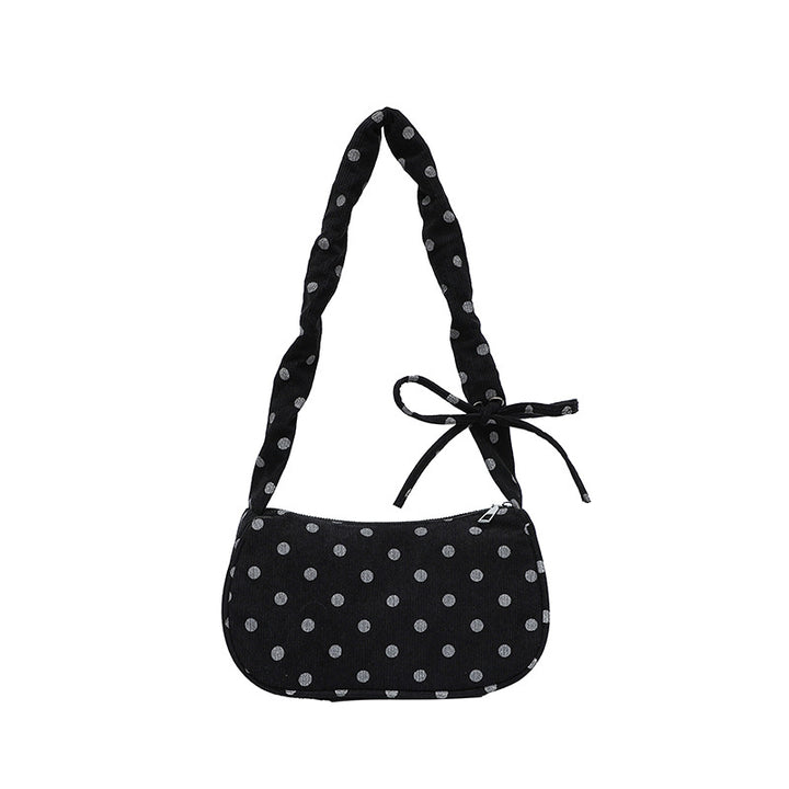 WoVintage Polka Dot Crossbody Handbag Bowlift