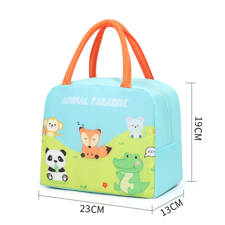Cartoon Animal Lunch Tote