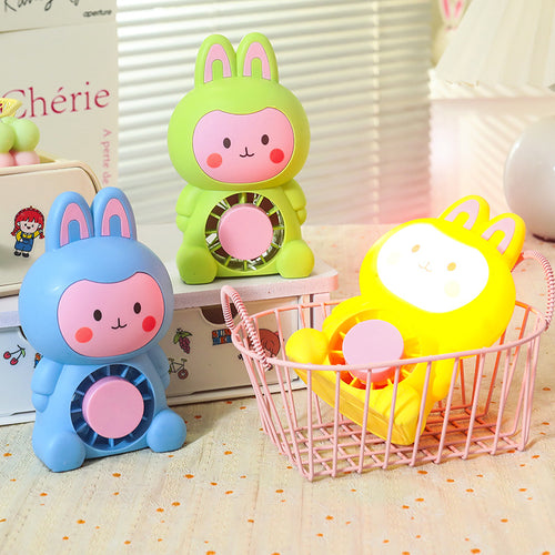 Women's portable USB mini fan in cute rabbit design Bowlift