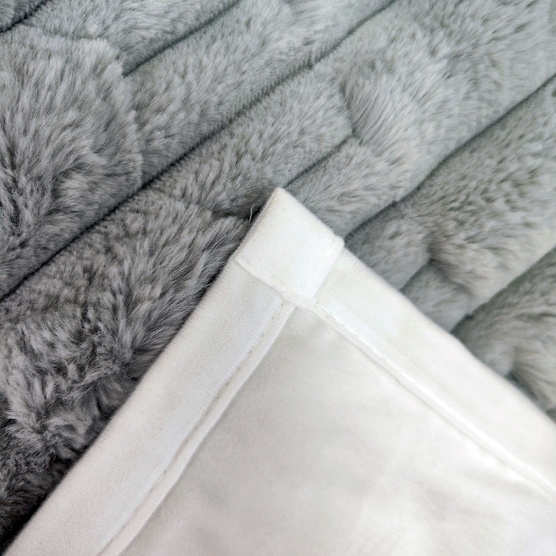 Women's Cozy Blanket with Structured Surface Bowlift
