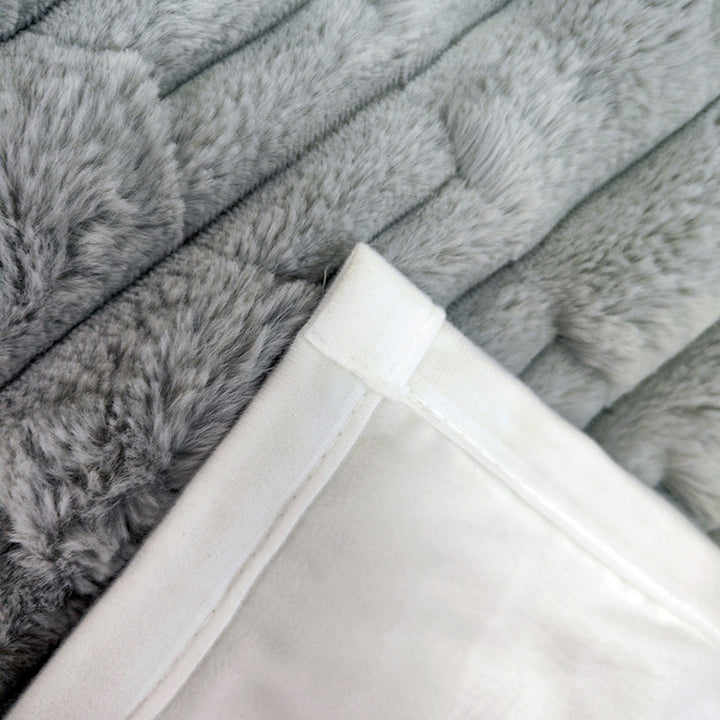 Women's Cozy Blanket with Structured Surface Bowlift
