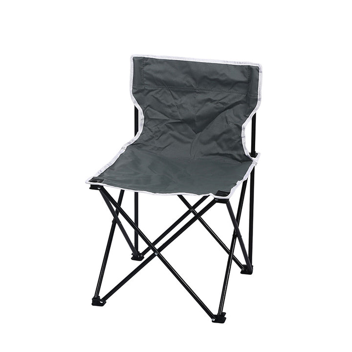 Folding chair with ergonomic backrest and sturdy frame Bowlift