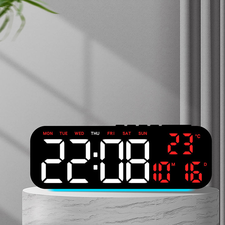 Digital Multifunction Alarm Clock with Weather Station Bowlift
