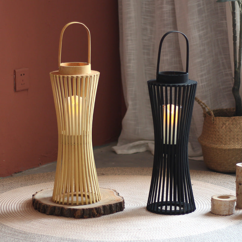 Modern lantern with braided design Bowlift