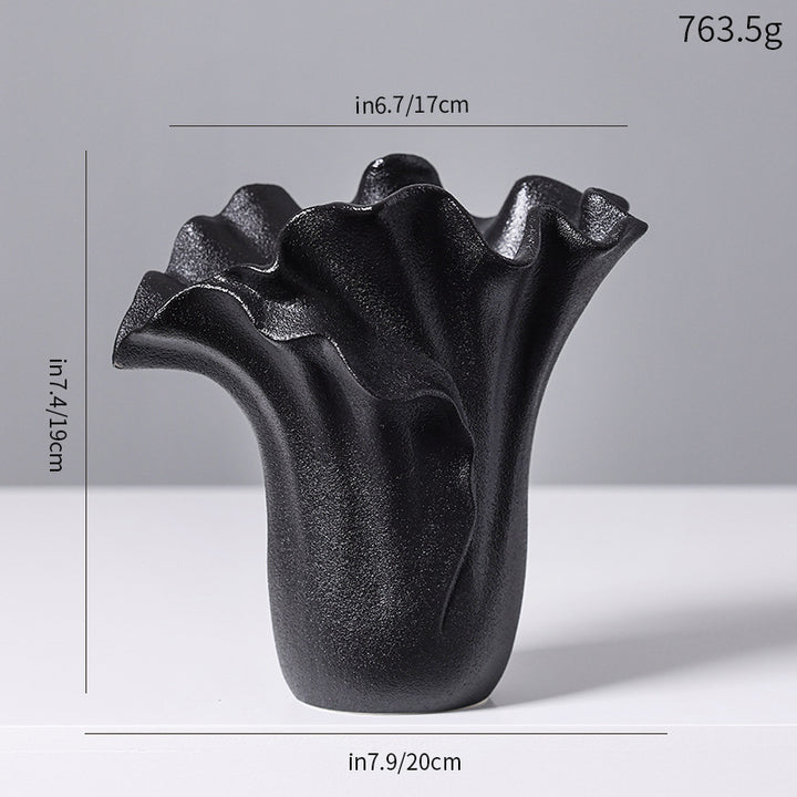 Artistic Textured Ceramic Vase