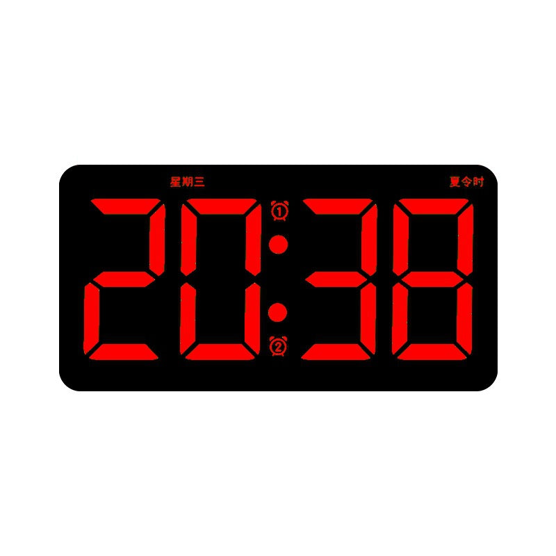 Digital LED Alarm Clock with Large Digits and Snooze Function Bowlift