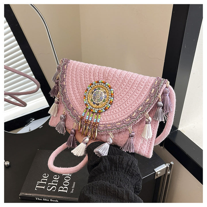Bohemian-Inspired Handcrafted Beaded Clutch Bowlift