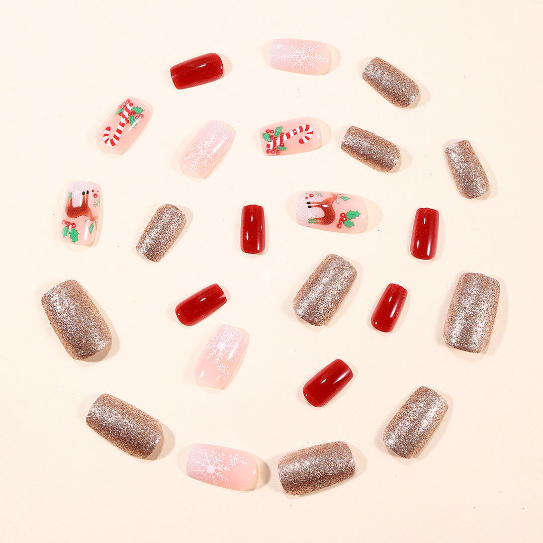 Festive Holiday-Themed Nail Art Extensions Bowlift 1789713372