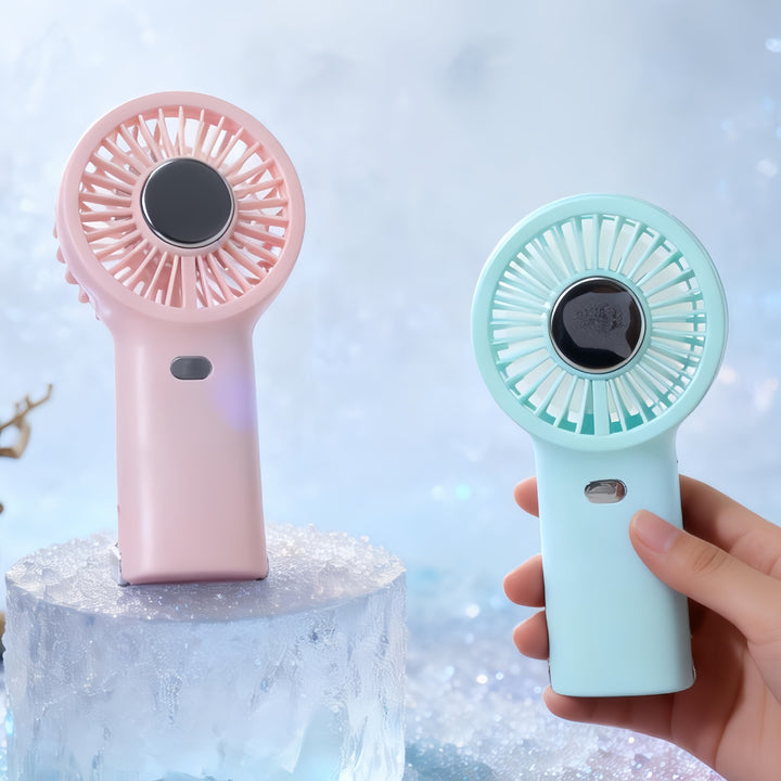 Women Portable Handheld Fan with Cooling Function Bowlift