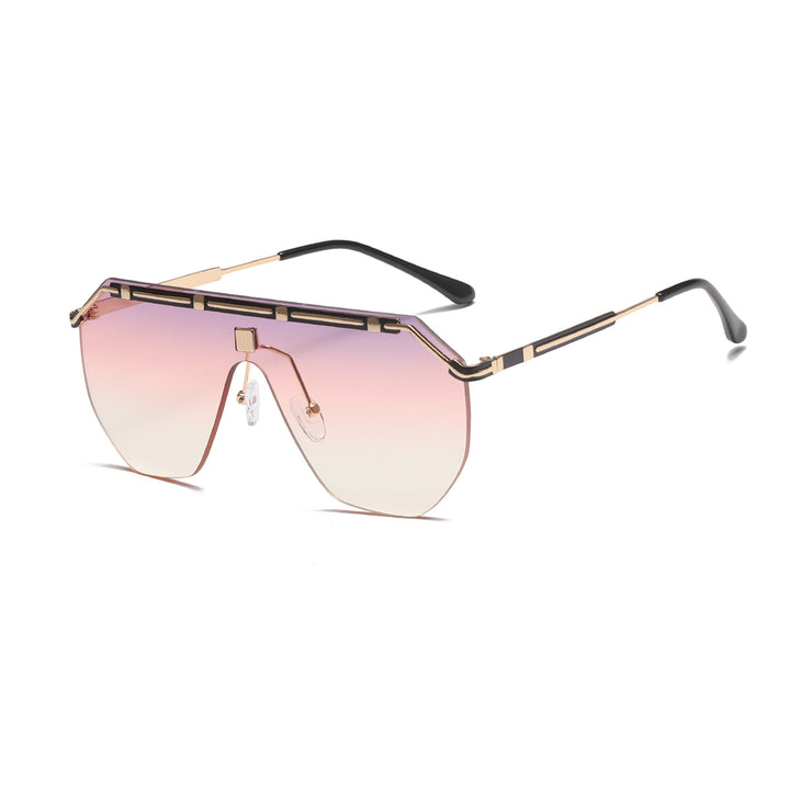Women geometric oversized sunglasses Bowlift