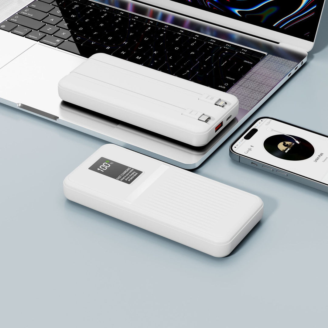 Portable power bank with state-of-the-art fast charging technology and digital display Bowlift