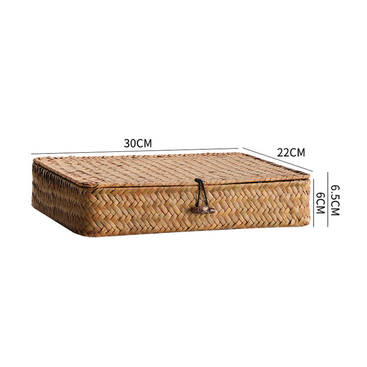 Handcrafted Natural Storage Box Bowlift