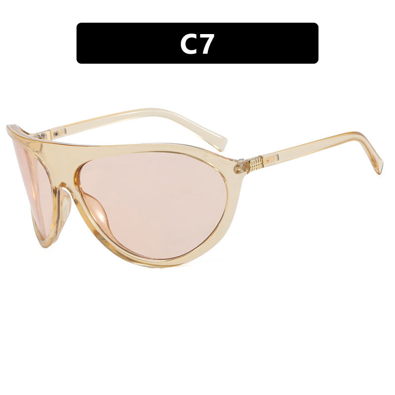 Women's Cat-Eye Sunglasses with Unique Design and Protective UV Filter Bowlift