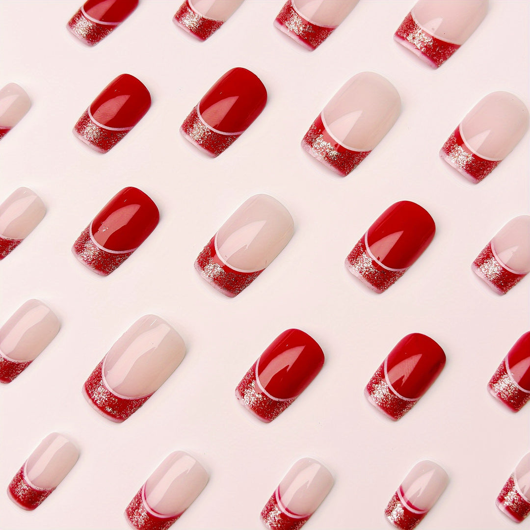 Elegant French Tip Nail Art Bowlift