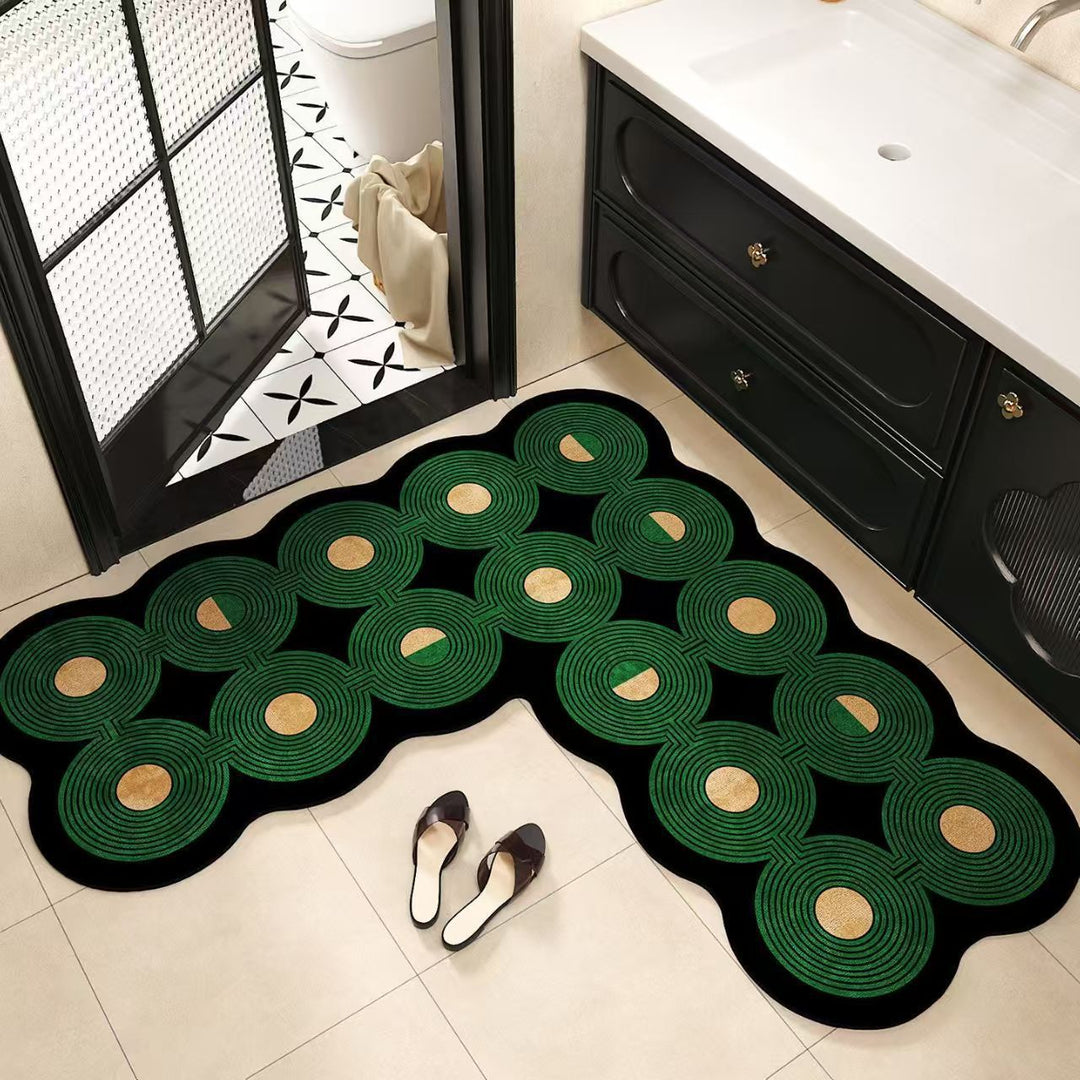 Contemporary Geometric Bath Mat