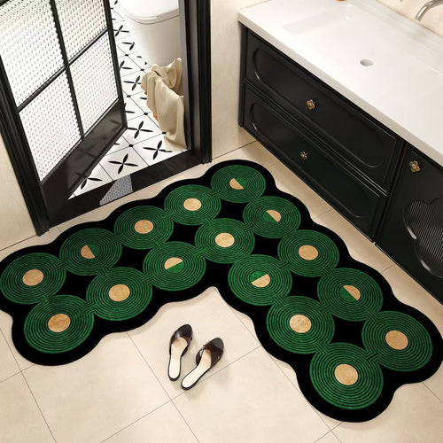 Contemporary Geometric Bath Mat