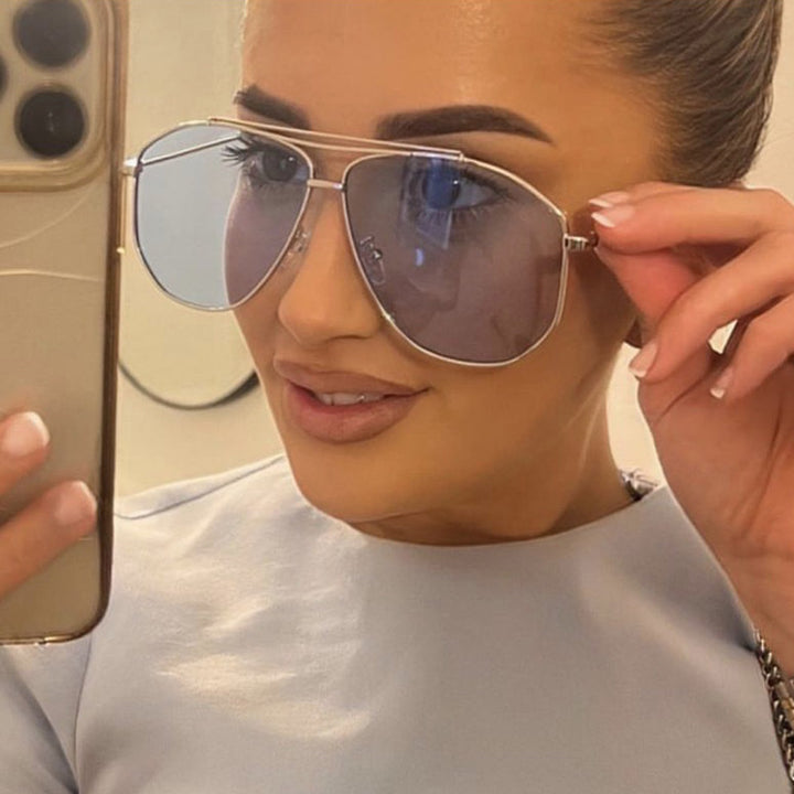 Women's creative pilot sunglasses with striking frame Bowlift