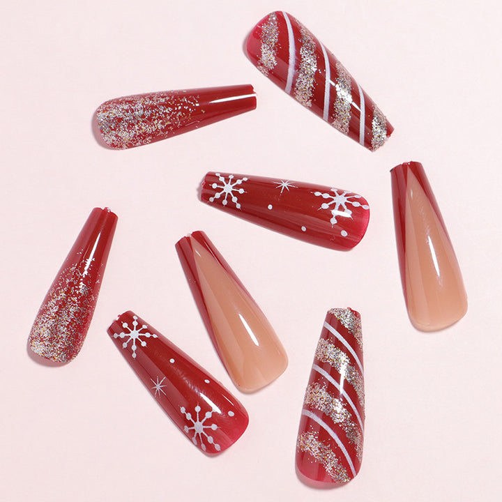 Festive Self-Adhesive Nail Art Set Bowlift