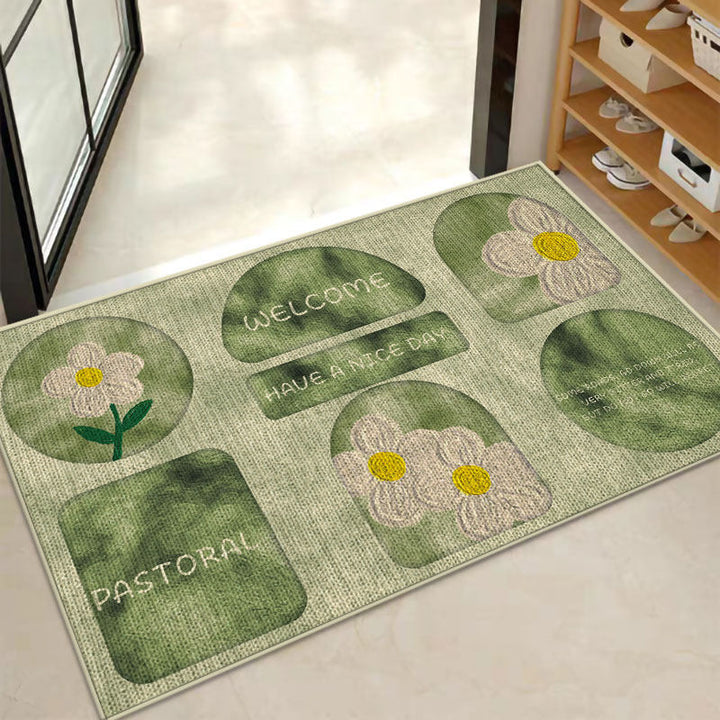 Decorative Star-patterned Bath Mat Bowlift