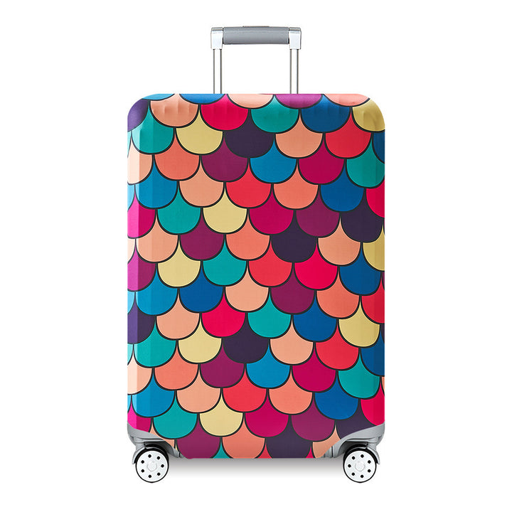 Women's Hard Shell Travel Suitcase with Custom Statement Design Bowlift