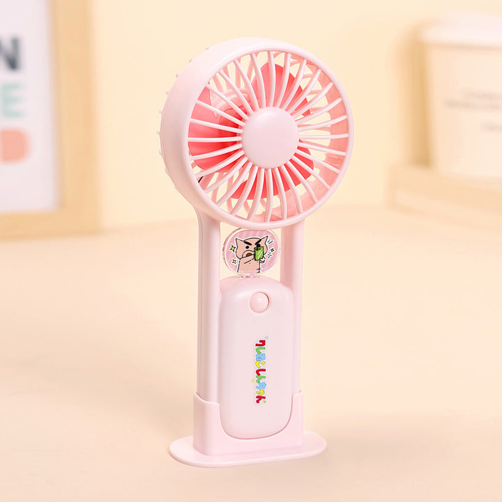 Ladies Portable Battery Hand Fan with Multifunctional Design Bowlift