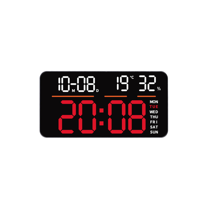 Digital Multifunction Alarm Clock with Temperature and Weather Display Bowlift