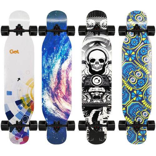 Artistic Lion-Emblazoned Longboard Bowlift