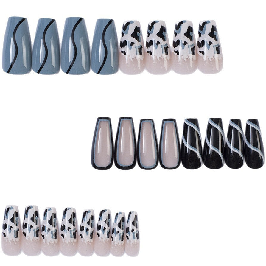 Artificial nails in modern animal pattern design Bowlift