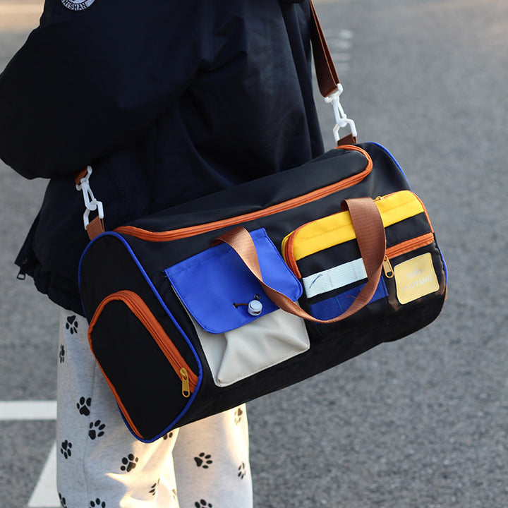 Functional Multi-Pocket Sports Duffel Bag