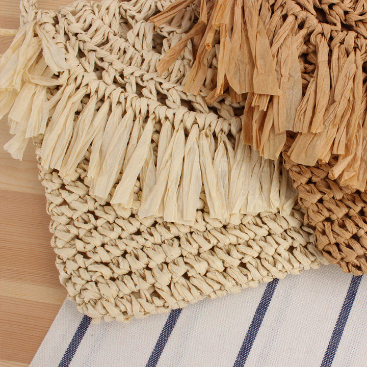 Fringe design handbag Bowlift