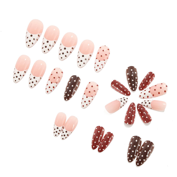 Creative Art Nails in Modern Polka Dot Design Bowlift