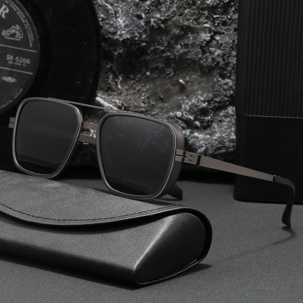Men's Premium Sunglasses in Modern Square Design Bowlift