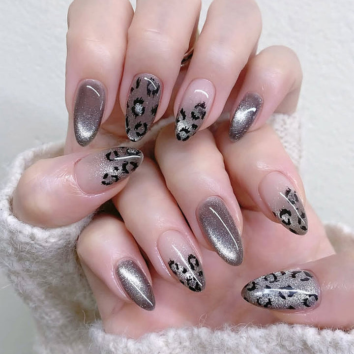 Chic Leopard Print Press-On Nail Set Bowlift