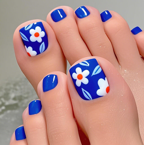 Decorative Floral Nail Design Bowlift