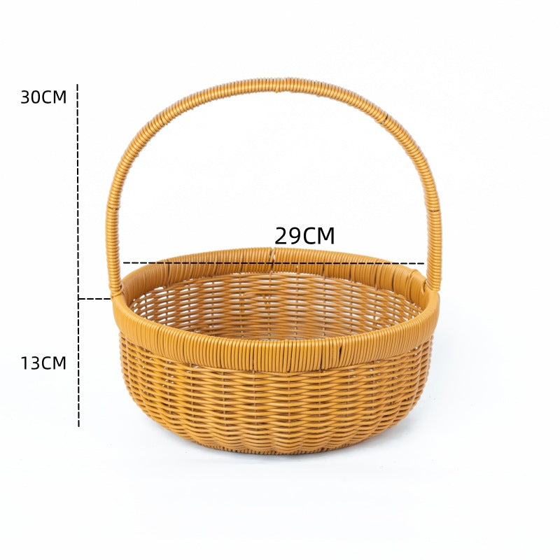 Ladies Decorative Willow Basket Bowlift