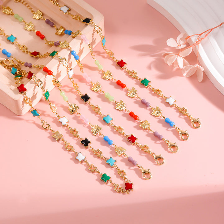 Colorful Star Charm Bracelet Bowlift
