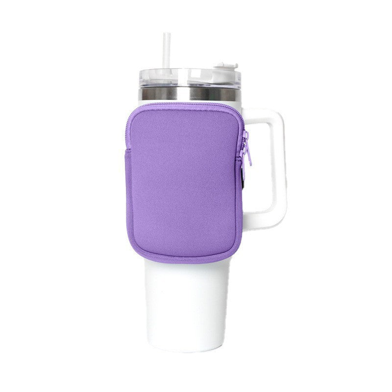 Ladies Portable Insulated Bottle with Practical Shoulder Strap Bowlift