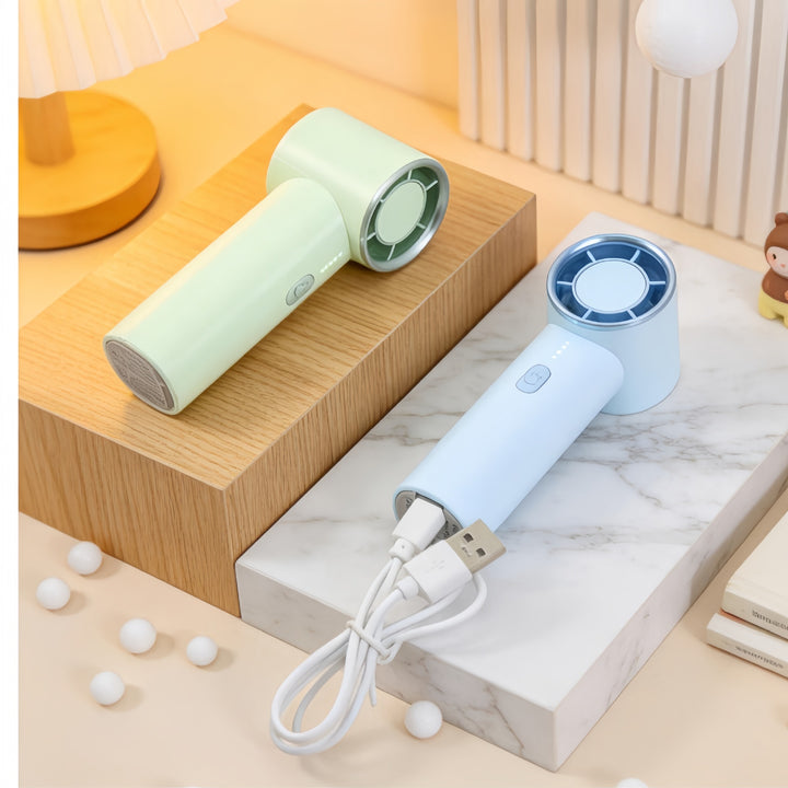 Ladies portable USB hand fan with modern design Bowlift