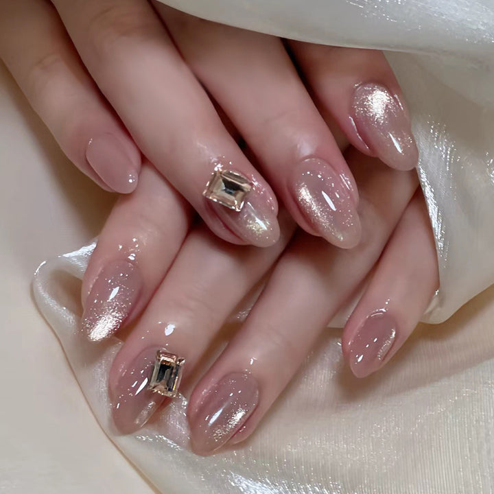 Glamorous Rhinestone Nail Art Bowlift