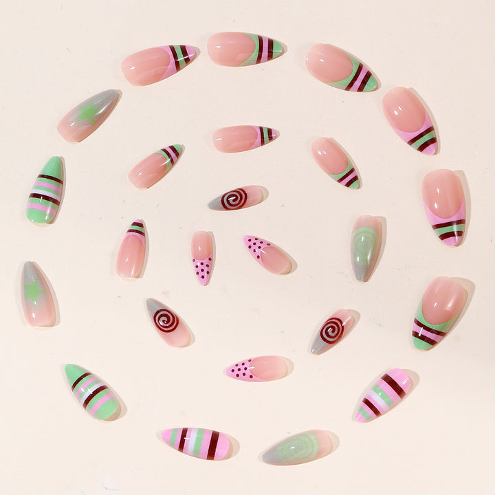 Artistic Gel Nail Art Extensions Bowlift