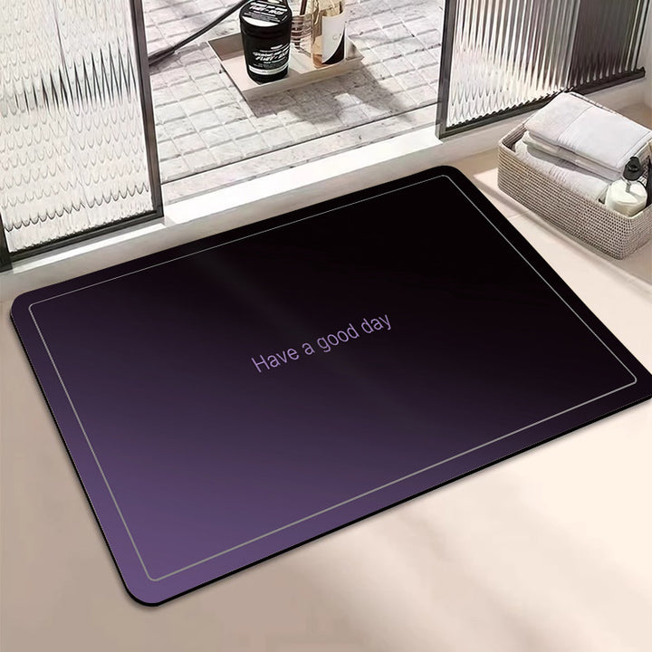 Motivational Phrase Bath Mat Bowlift