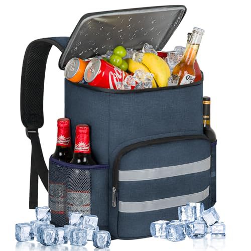 Women's Cool Backpack with Insulated Flap and Versatile Storage Bowlift