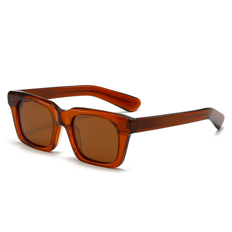 Women's square sunglasses with clear gradient and UV protection Bowlift