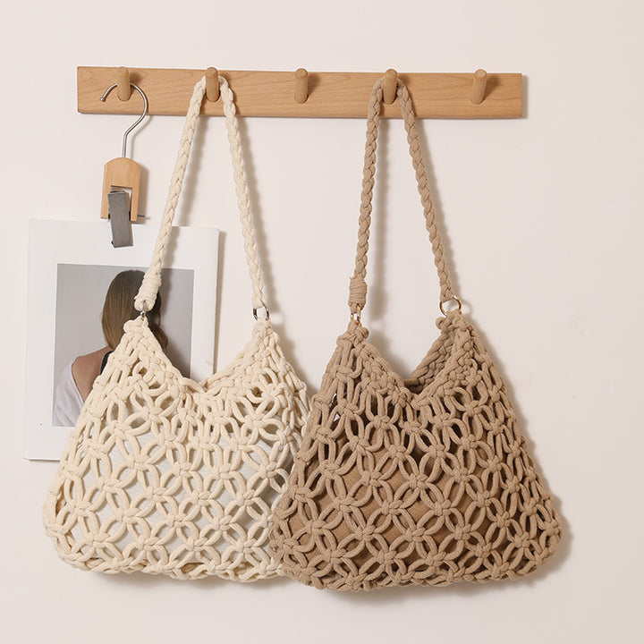 Handmade Macrame Shoulder Bag Bowlift