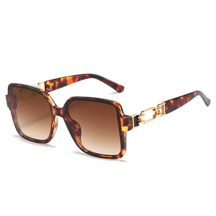 Ladies stylish square sunglasses with luxurious hinge design Bowlift