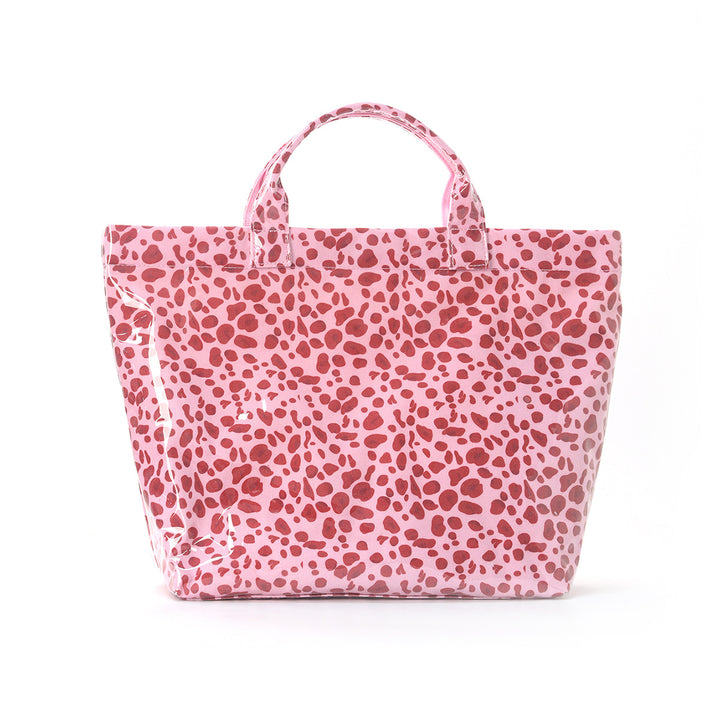 Beach bag with colorful check pattern and water-repellent coating Bowlift