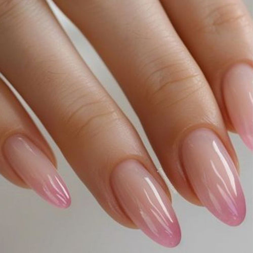 Gel Gradient Stiletto Press-On Nails Bowlift