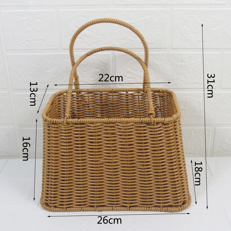 Eco-Friendly Storage Woven Basket Bowlift