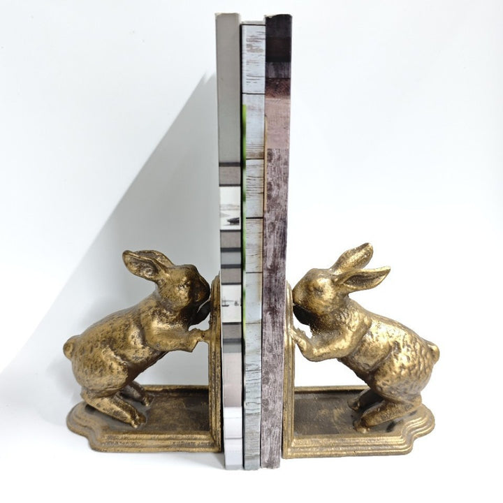 Rabbit-Shaped Decorative Bookends