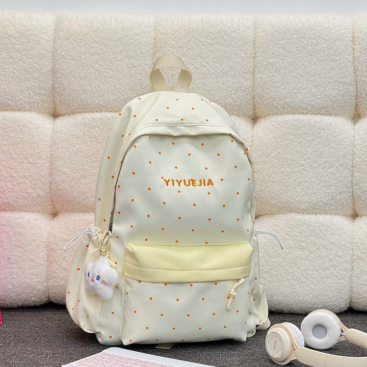 Functional Polka Dot Backpack